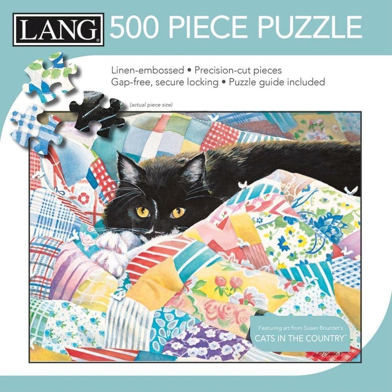 Lang Companies, Grandma's Quilt 500 Piece Puzzle by Susan Bourdet - Image 3